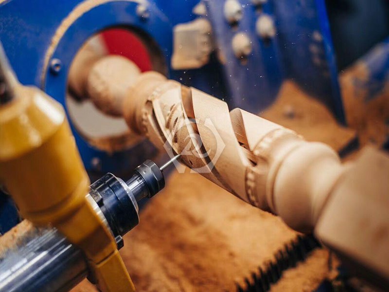 單軸車拉銑雕一體機加工圖