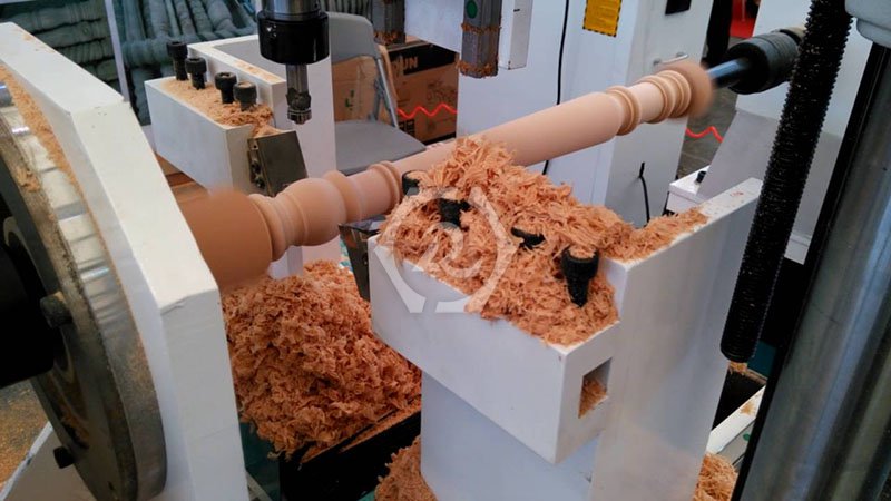 單軸車拉銑雕一體機加工圖