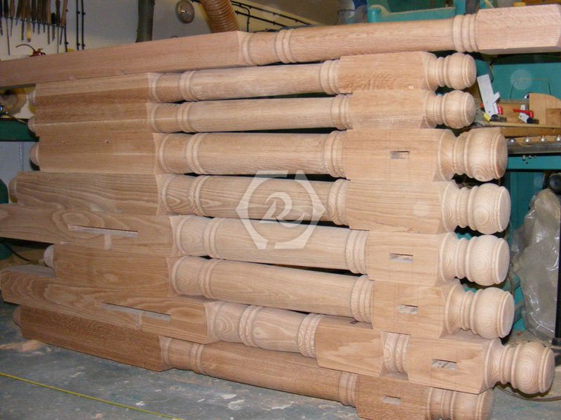 自動刀臺數控木工車床加工樣品